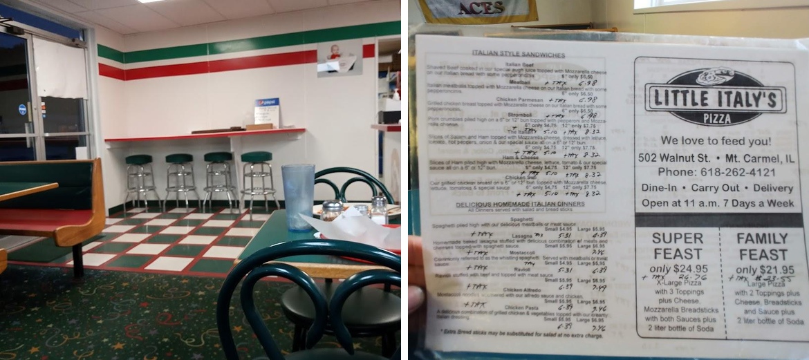 Little Italy's Pizza Menu
